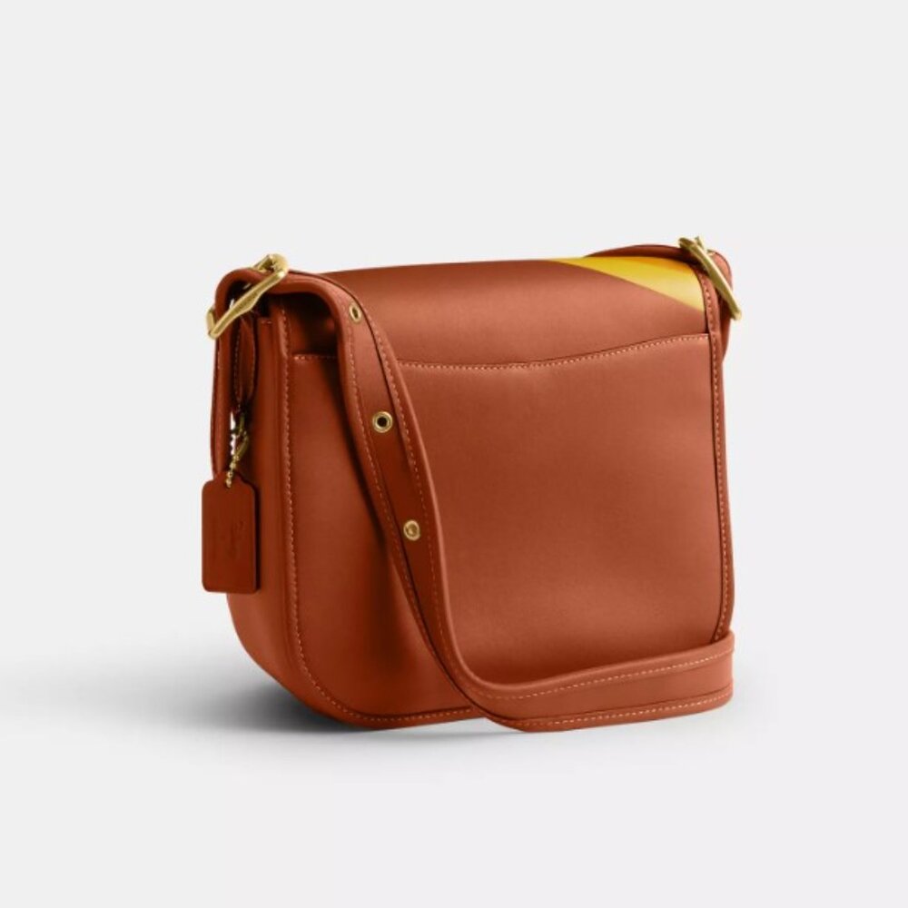 NWT Disney X Coach Courier Bag Mickey Mouse & Minnie Mouse Purse Leather - Picture 4 of 10